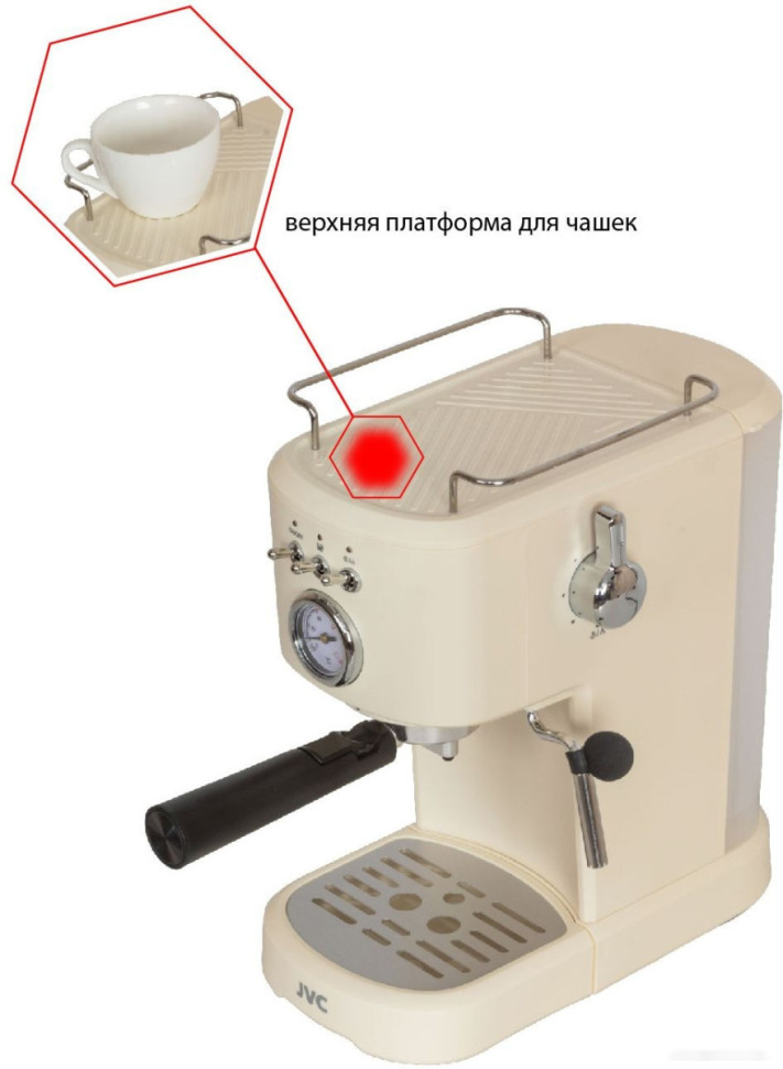 Рожковая кофеварка JVC JK-CF32 Рожковая кофеварка JVC JK-CF32