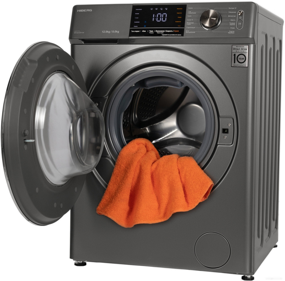 Стиральная машина HIBERG i-DDQ6A 12814 Sd Стиральная машина HIBERG i-DDQ6A 12814 Sd