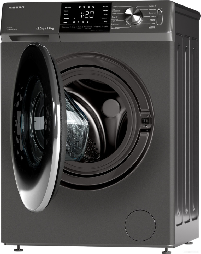 Стиральная машина HIBERG i-DDQ6A 12814 Sd Стиральная машина HIBERG i-DDQ6A 12814 Sd