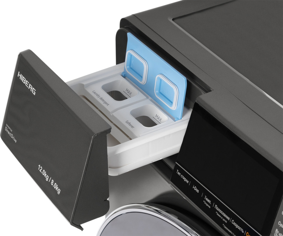 Стиральная машина HIBERG i-DDQ6A 12814 Sd Стиральная машина HIBERG i-DDQ6A 12814 Sd