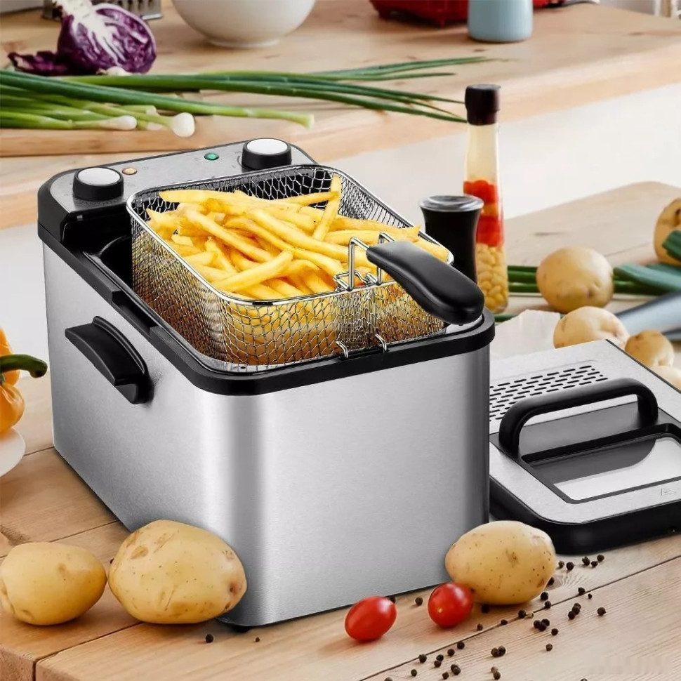 Фритюрница Kitfort KT-4084 Фритюрница Kitfort KT-4084