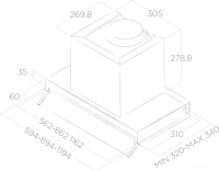 Вытяжка Elica Boxin IX/A/90 PRF0097839B