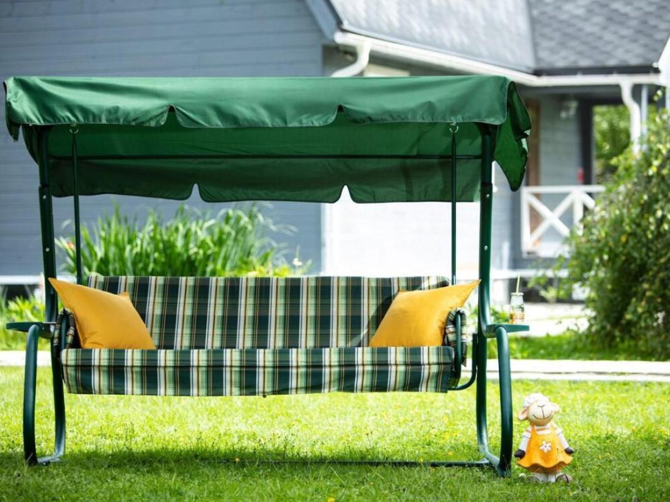 Садовые качели Удачная мебель Борнео (Green) Садовые качели Удачная мебель Борнео (Green)