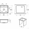 Кухонная мойка Granula ST-5601 (черный) Кухонная мойка Granula ST-5601 (черный)