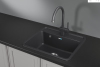 Кухонная мойка Granula ST-5601 (черный)