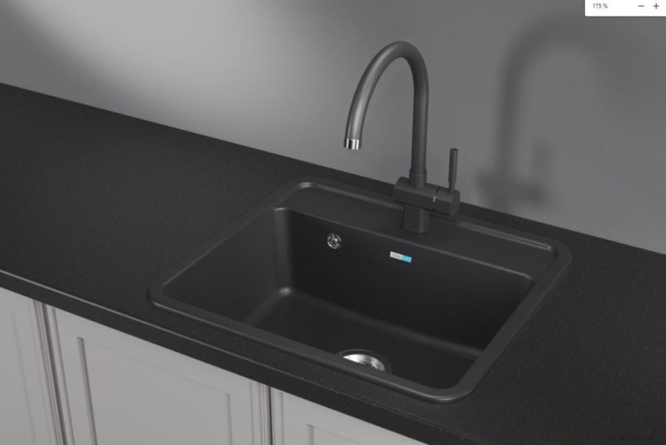 Кухонная мойка Granula ST-5601 (черный) Кухонная мойка Granula ST-5601 (черный)