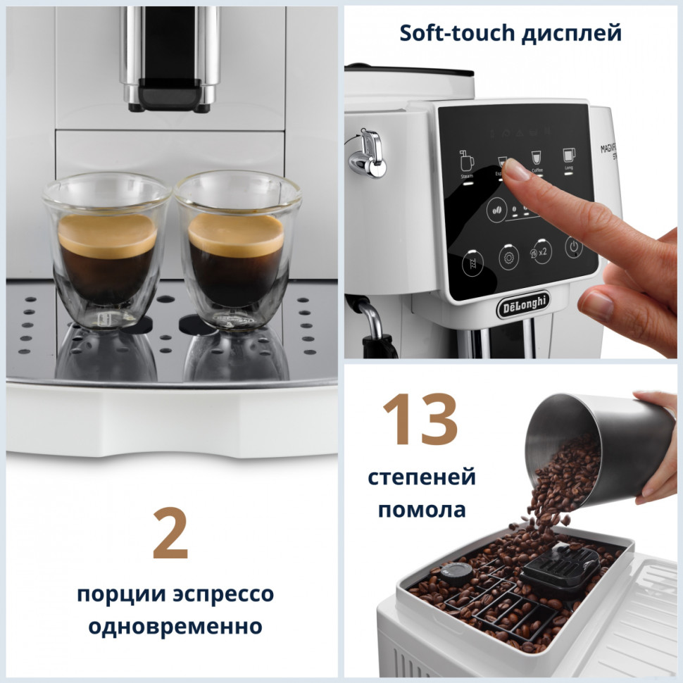 Кофемашина Delonghi Magnifica Start ECAM 220.20.W