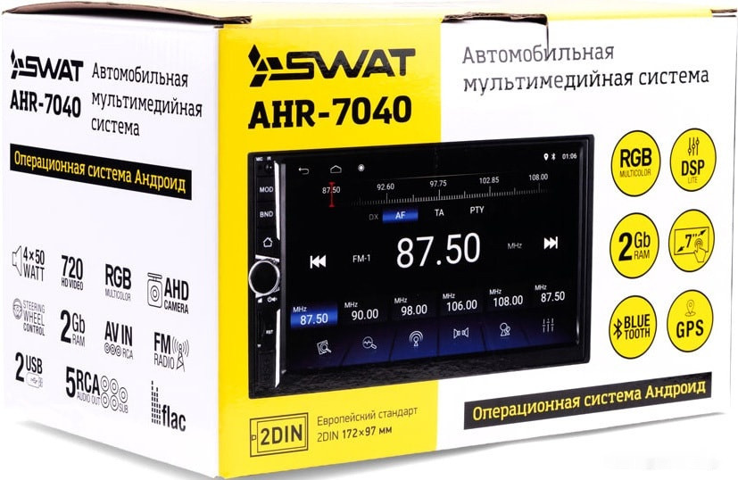 Автомагнитола SWAT AHR-7040
