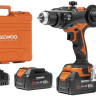 Ударная дрель-шуруповерт Daewoo Power DAA 6521Li Set (с 2-мя АКБ, кейс)