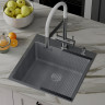 Кухонная мойка Roxen Snake 560220-45-S сатин Кухонная мойка Roxen Snake 560220-45-S сатин