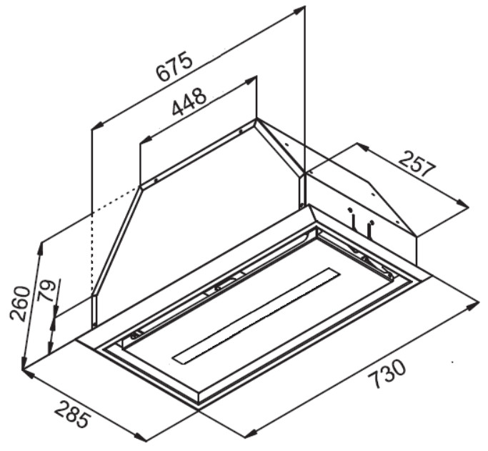 Вытяжка Kuppersberg Inbox 73 B