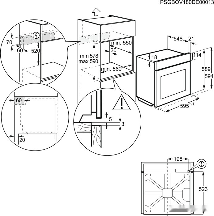 Духовой шкаф Electrolux EOF5C50V Духовой шкаф Electrolux EOF5C50V