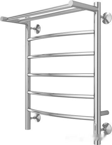 Полотенцесушитель Terminus Классик П6 500x650 с полкой бп электро (хром) Полотенцесушитель Terminus Классик П6 500x650 с полкой бп электро (хром)