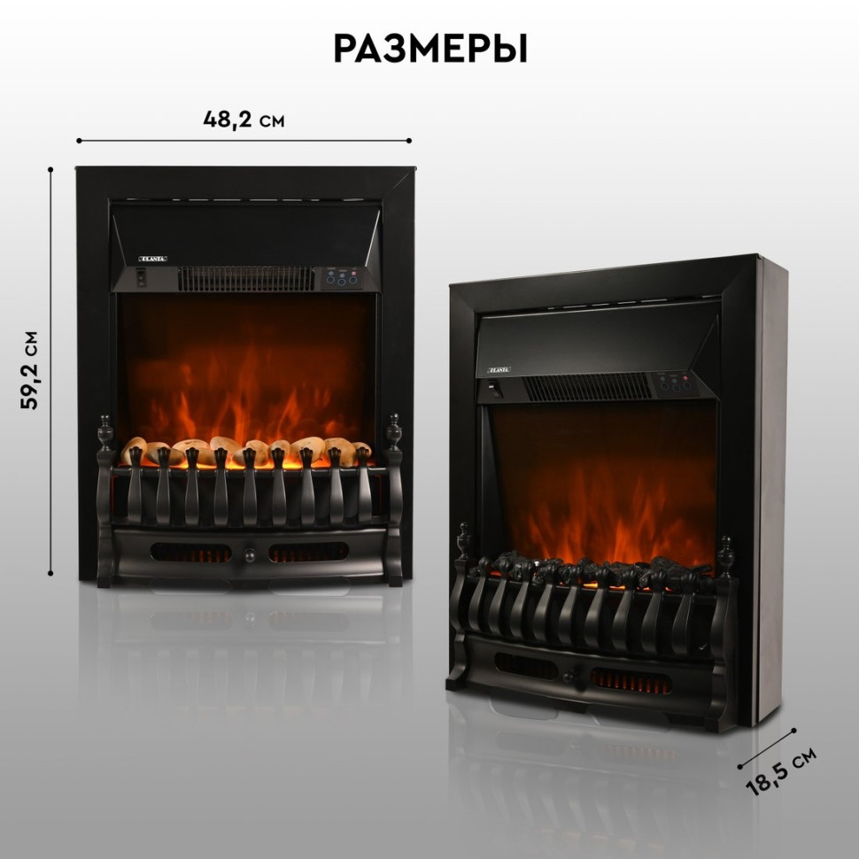 Камин PLANTA PFP-FS400 (черный) Камин PLANTA PFP-FS400 (черный)