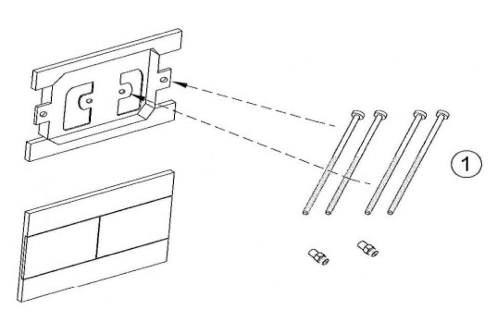 Система инсталляции Jacob Delafon E4316-CP Система инсталляции Jacob Delafon E4316-CP