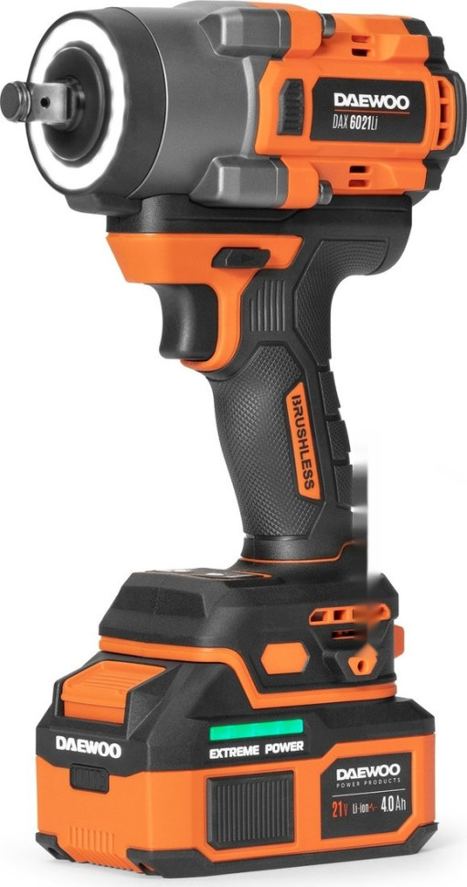 Гайковерт Daewoo Power DAX 6021Li Set (с 1-им АКБ, кейс)