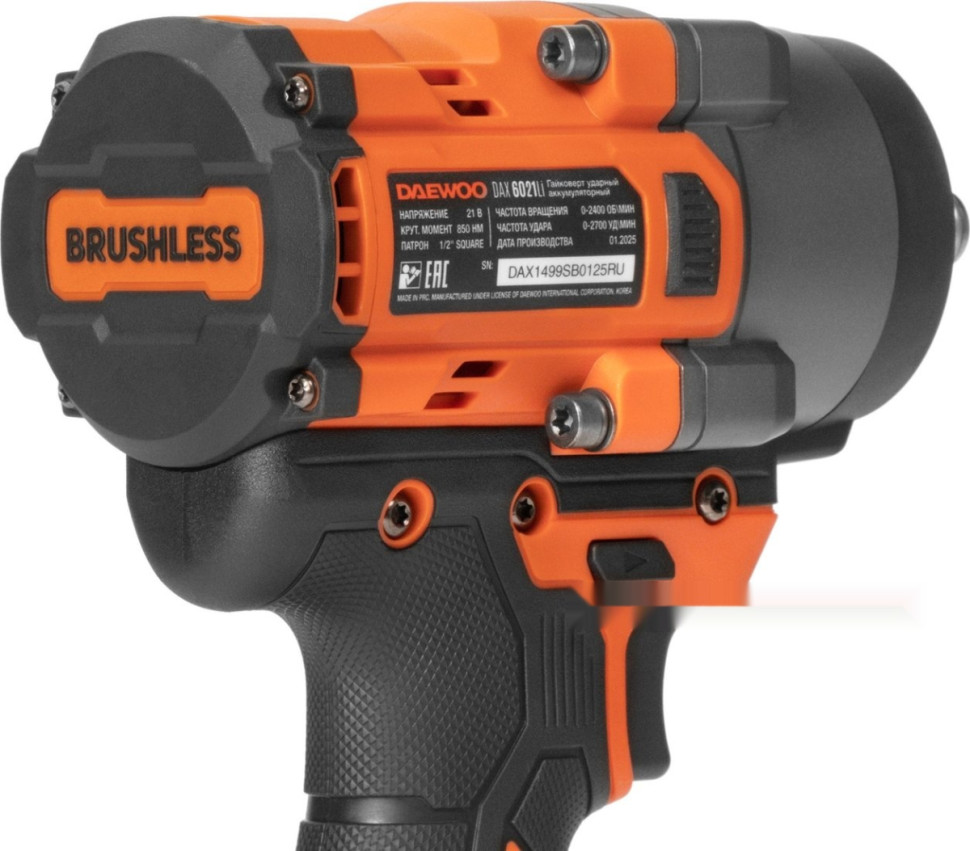Гайковерт Daewoo Power DAX 6021Li Set (с 1-им АКБ, кейс)