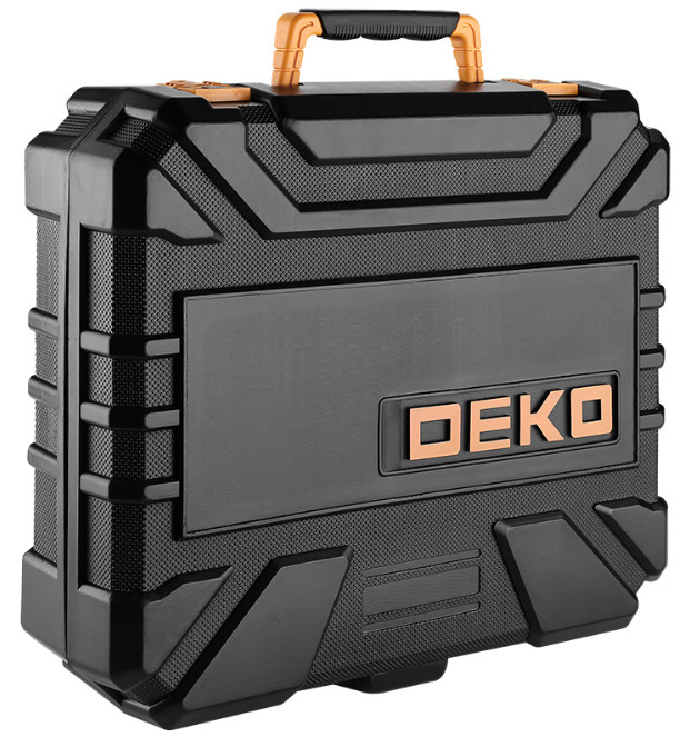 Дрель-шуруповерт Deko DKCD20FU-Li SET 195 063-4135 (с 2-мя АКБ, кейс, набор оснастки)