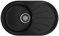 Кухонная мойка GranFest GF-R750L (черный)