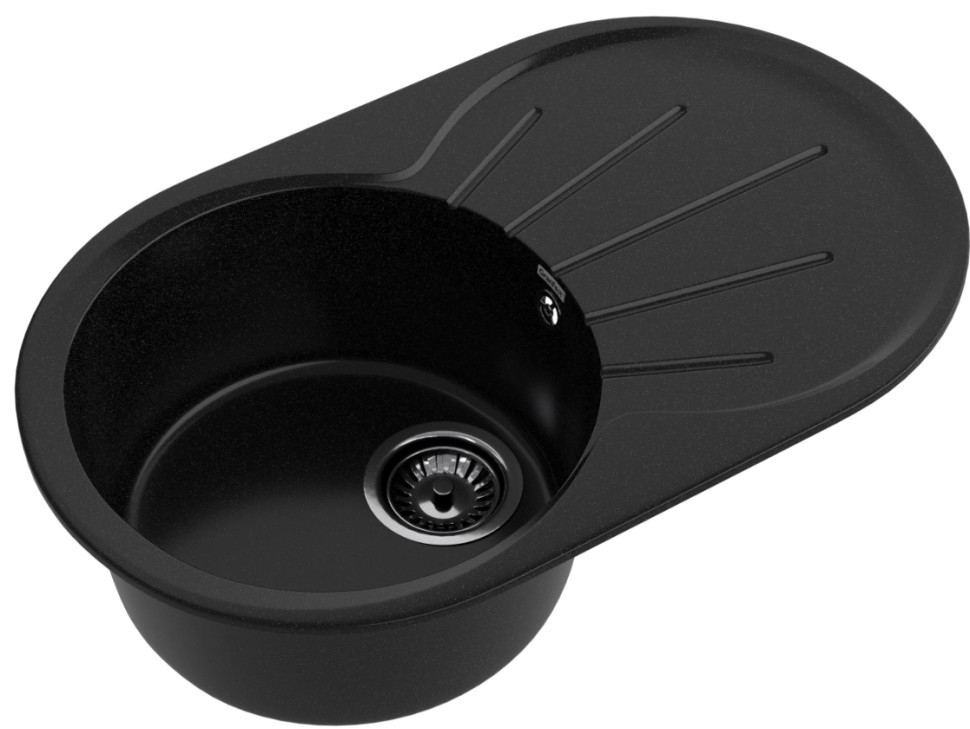 Кухонная мойка GranFest GF-R750L (черный) Кухонная мойка GranFest GF-R750L (черный)