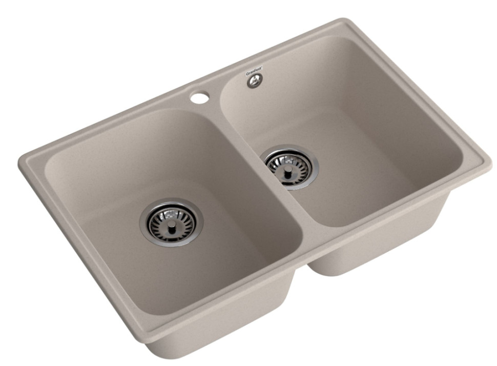 Кухонная мойка GranFest QUARZ Z-15 (песочный)