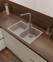 Кухонная мойка GranFest QUARZ Z-15 (песочный)