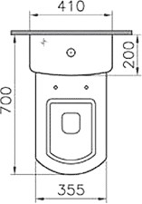 Унитаз Vitra Serenada [9722B003-7203]