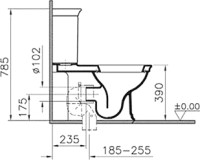 Унитаз Vitra Serenada [9722B003-7203]
