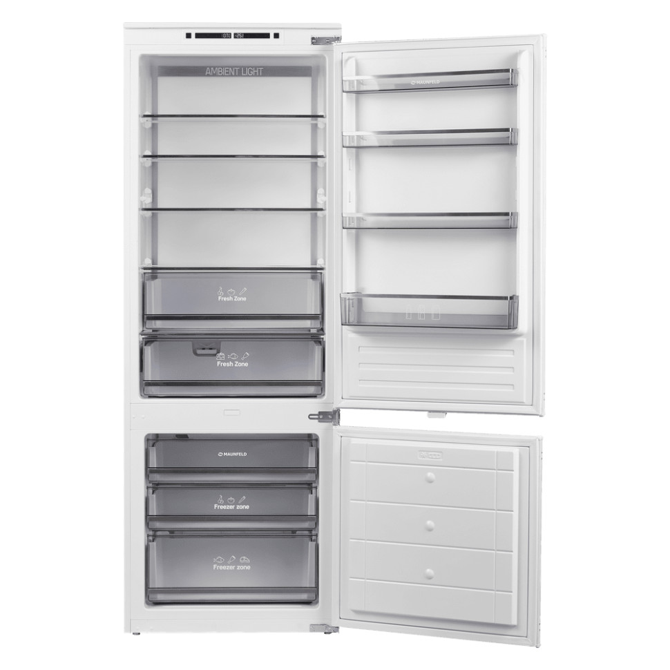 Холодильник Maunfeld MBF193NFW1GR Холодильник Maunfeld MBF193NFW1GR