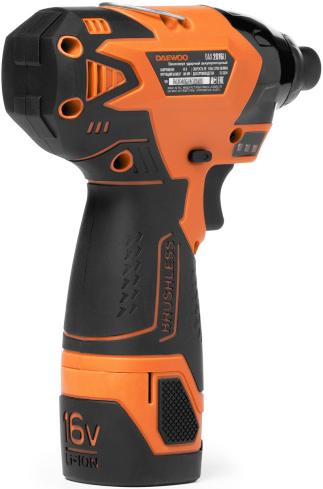 Винтоверт Daewoo Power DAX 2016Li Set (с 2-мя АКБ, сумка) Винтоверт Daewoo Power DAX 2016Li Set (с 2-мя АКБ, сумка)