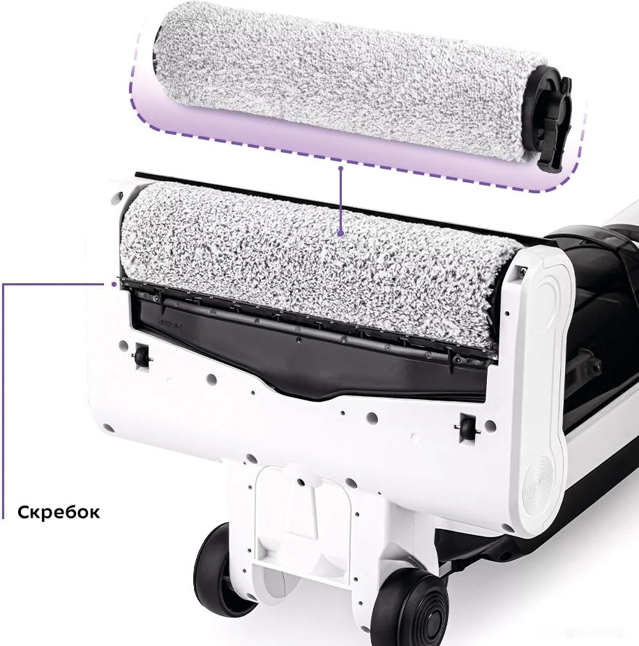 Вертикальный пылесос с влажной уборкой Kitfort KT-5155 Вертикальный пылесос с влажной уборкой Kitfort KT-5155