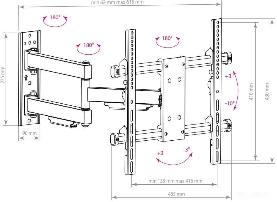 Кронштейн Arm Media PARAMOUNT-40