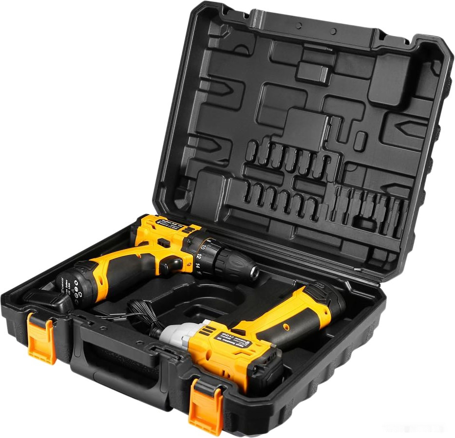 Deko SET 063-4107 (шуруповерт, винтоверт, 2 АКБ, кейс) Deko SET 063-4107 (шуруповерт, винтоверт, 2 АКБ, кейс)