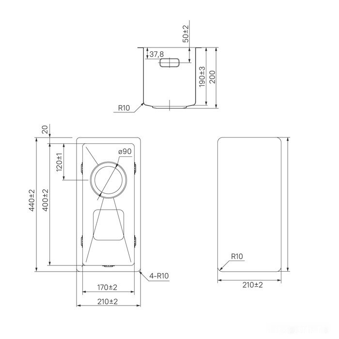 Кухонная мойка IDDIS Edifice EDI21S0i77 Кухонная мойка IDDIS Edifice EDI21S0i77