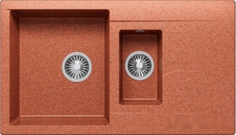 Кухонная мойка Polygran Brig-870 (терракот 307)