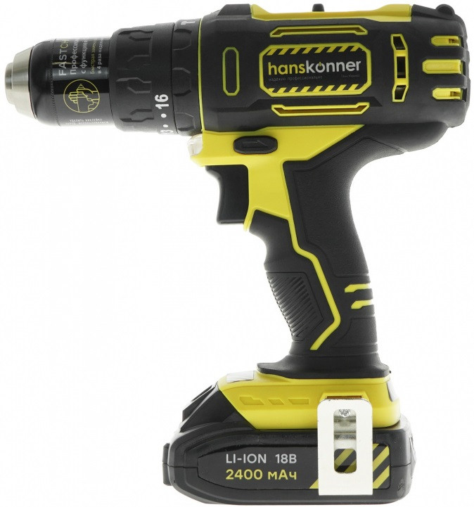 Аккумуляторная дрель-шуруповерт Hanskonner HCD1838RI