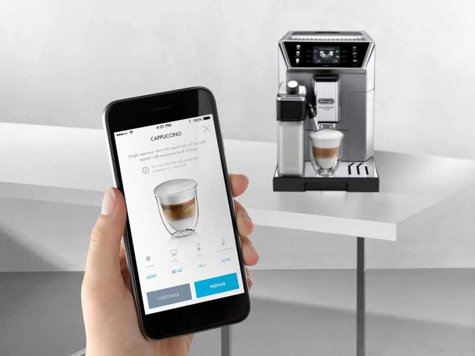 Эспрессо кофемашина Delonghi PrimaDonna Class Evo ECAM 550.85.MS