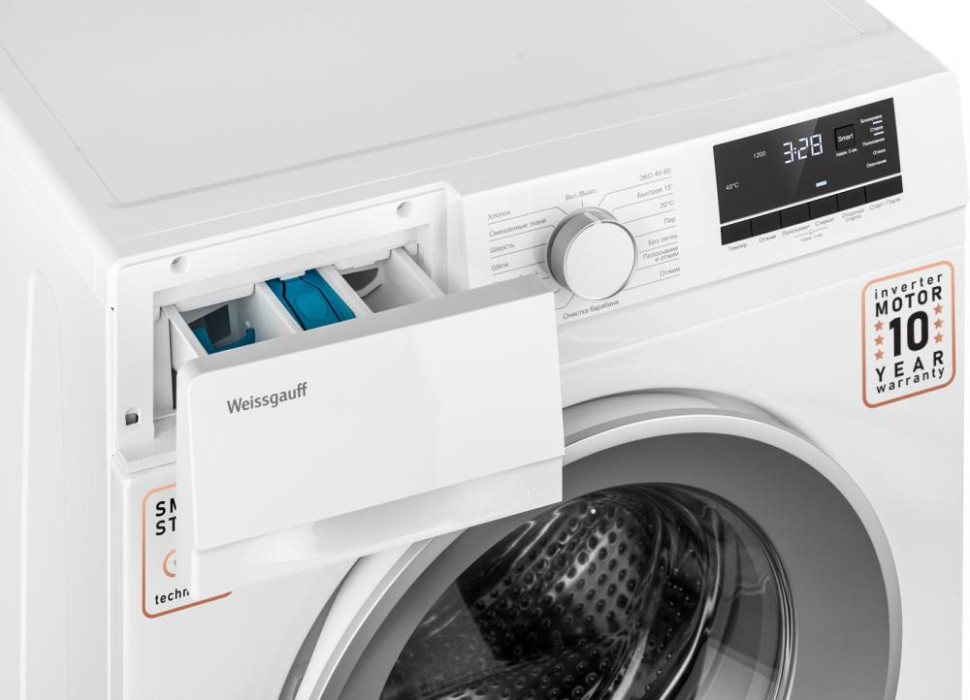 Стиральная машина Weissgauff WM 4527 DC Steam Стиральная машина Weissgauff WM 4527 DC Steam