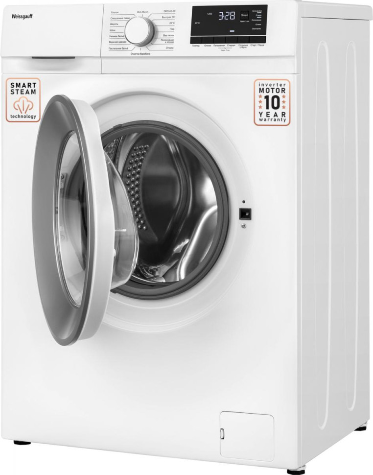 Стиральная машина Weissgauff WM 4527 DC Steam Стиральная машина Weissgauff WM 4527 DC Steam