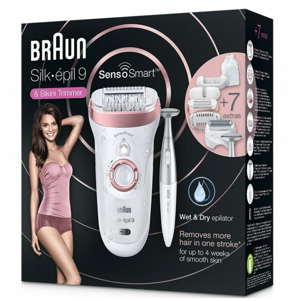 Эпилятор Braun Silk-epil 9 SensoSmart 9/890 Wet&Dry Эпилятор Braun Silk-epil 9 SensoSmart 9/890 Wet&Dry