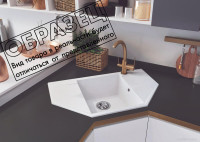 Кухонная мойка Polygran Riff 800 (космос)