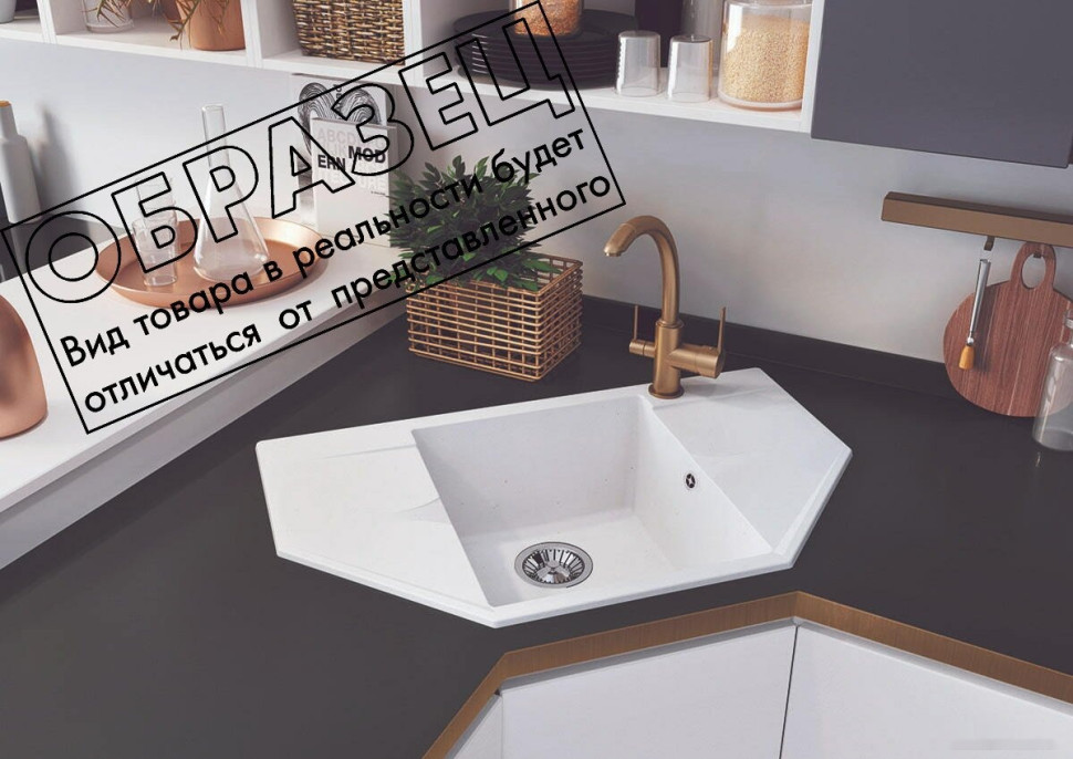 Кухонная мойка Polygran Riff 800 (космос)