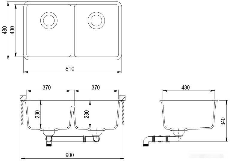 Кухонная мойка AquaSanita Arca SQA200601 (черный металлик) Кухонная мойка AquaSanita Arca SQA200601 (черный металлик)