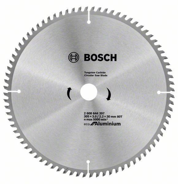 Диск пильный по алюминию Bosch Eco for Aluminium 305х30 мм 80 зуб.