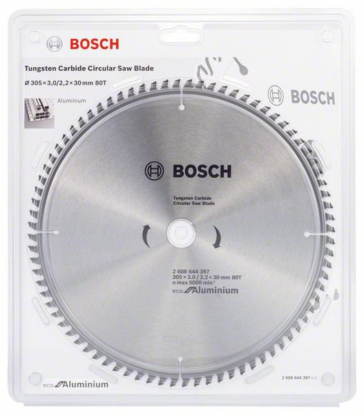 Диск пильный по алюминию Bosch Eco for Aluminium 305х30 мм 80 зуб.