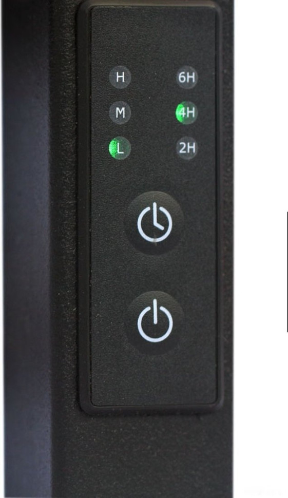 Полотенцесушитель Granula Квадро Вертикаль 15х150 (терморегулятор с таймером, черный)