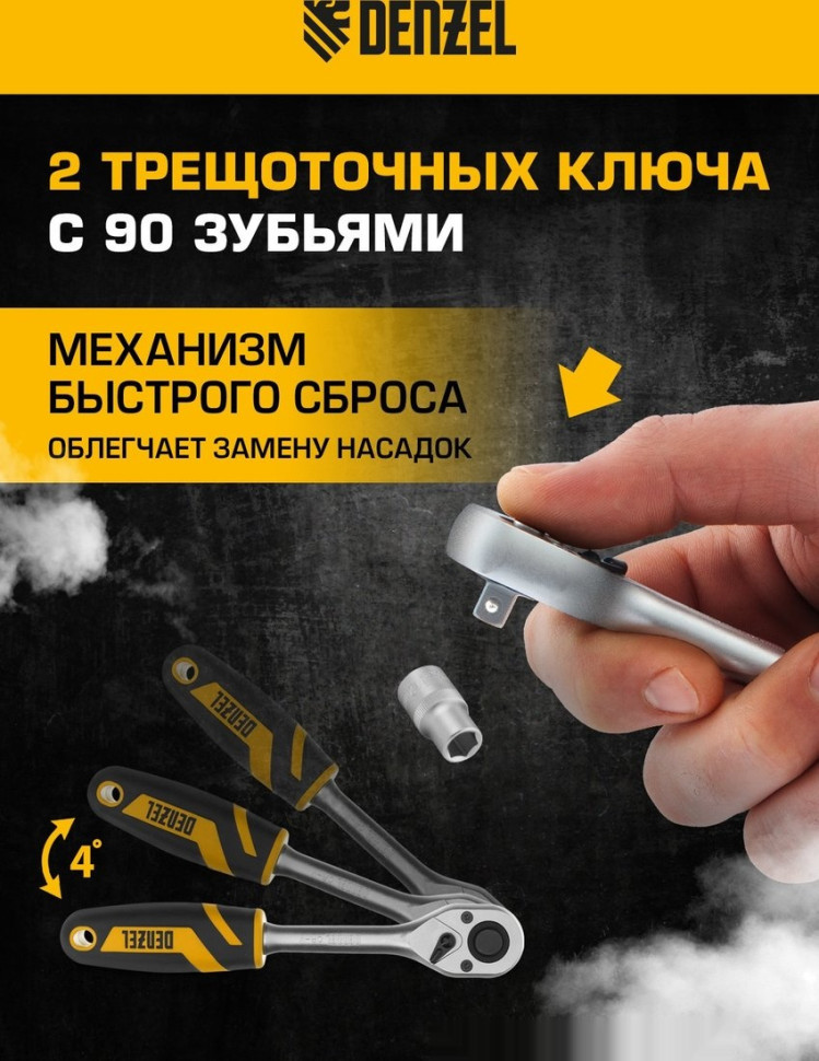 Универсальный набор инструментов Denzel 15813 (94 предмета)