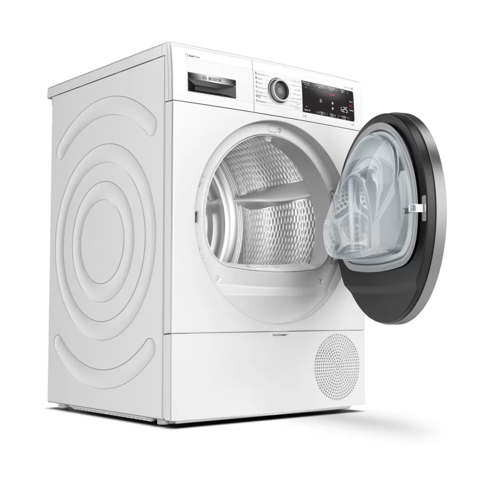 Сушильная машина Bosch WTX87M90BY, 9 кг серия 8, белый Сушильная машина Bosch WTX87M90BY, 9 кг серия 8, белый