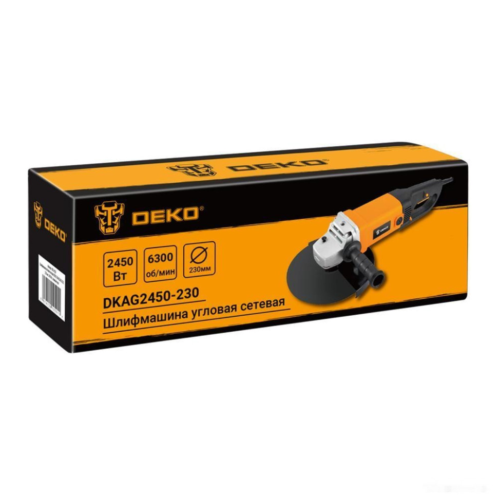 Угловая шлифмашина Deko DKAG2450-230 Угловая шлифмашина Deko DKAG2450-230