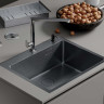 Кухонная мойка Roxen Simple 560220-55B графит Кухонная мойка Roxen Simple 560220-55B графит